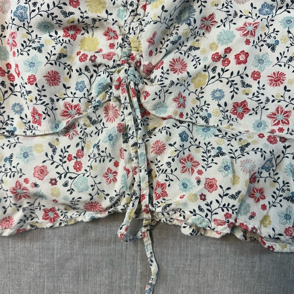Sonoma Floral Camisole with Adjustable Tie - Picture 4 of 7